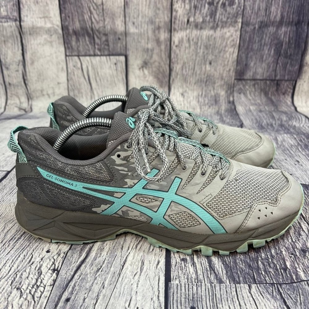 Asics Gel Sonoma 3 Women's size 9.5‎ Running training gym Athletic Shoes Grey